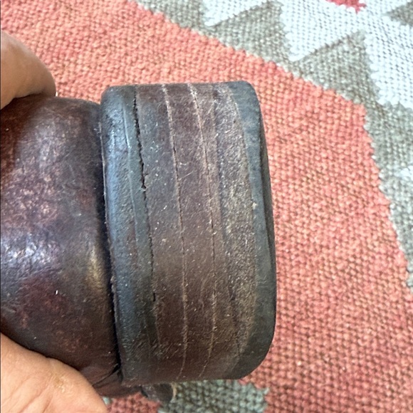 Anderson Bean Women’s Orange and Brown/Burgundy Western Boots - Picture 14 of 17